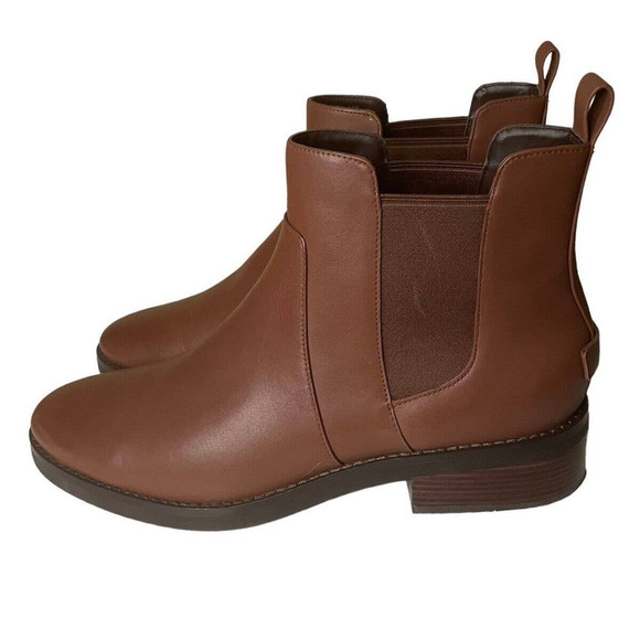 Cole Haan Nora Leather 11B Ankle Pull On Chelsea Boots Shoes Flat Waterproof - Picture 4 of 8